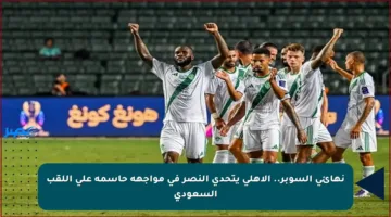 نهائي السوبر.. الأهلي يتحدى النصر في مواجهة حاسمة على اللقب السعودي